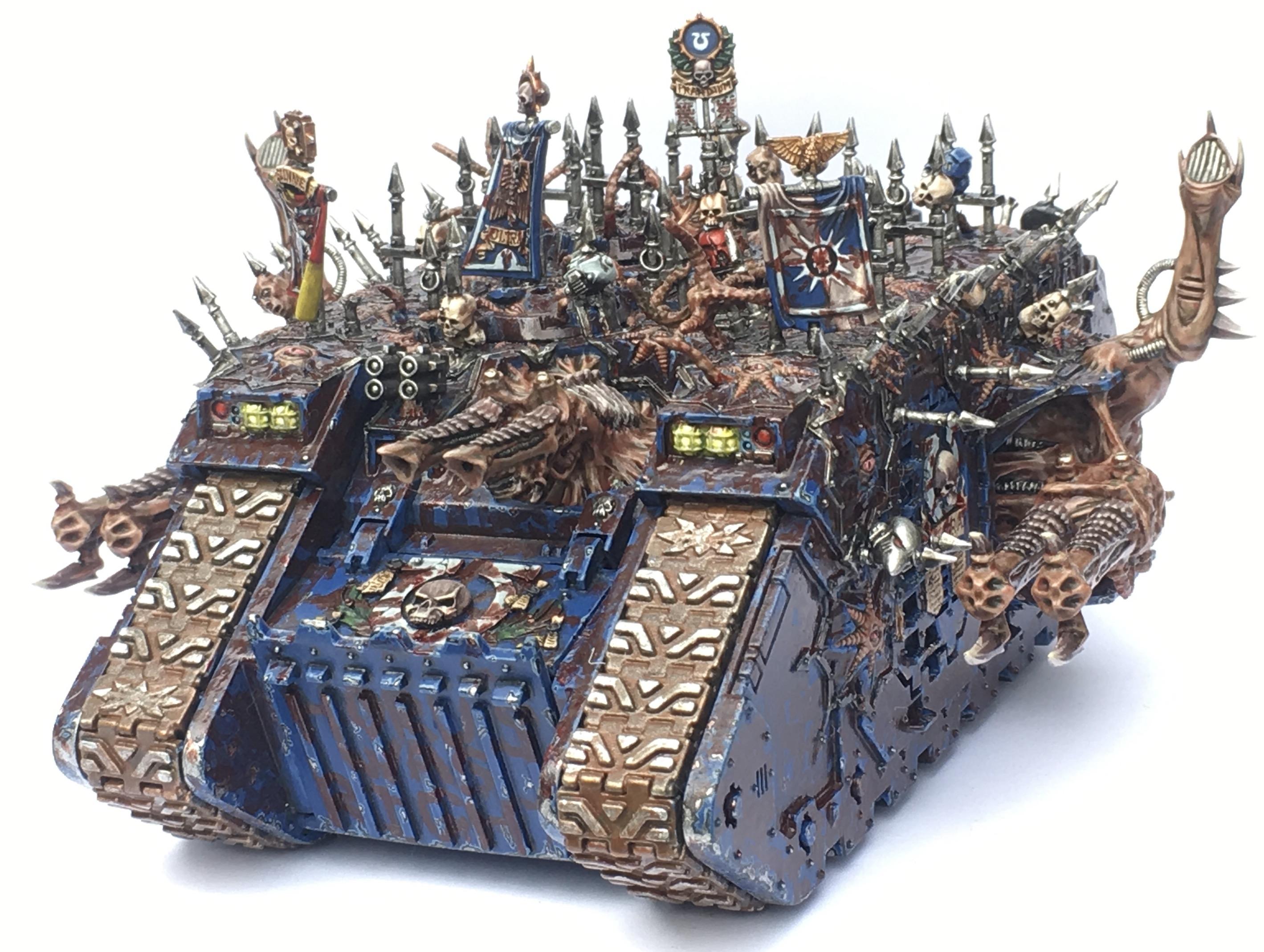 Chaos, Land Raider, Looted Ultramarines, Tzeentch